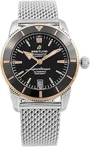 [Breitling] Superocean Heritage II Rose Gold Steel Black Dial Watch UB2010121B1A1, Black Gold, bracelet