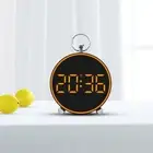 Wall-mounted Electronic Alarm Clock Temperature Digital LED Clocks for Bedroom