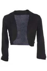 3/4 Sleeve Cropped Shawl--MES-090CB