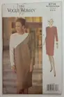 Vogue 8714 Sewing Pattern "The Vogue Woman" Pullover Dress Sizes 14-18 VTG UC