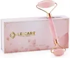 Jade Roller for Face - Rose Quartz Face Roller Skin Care - Stone Facial Roller,