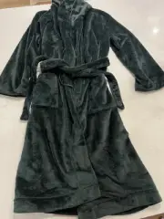 Good Fellow Men's Bath Robe Size S/M Full Length Soft Glade Green