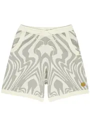 Honor The Gift Dazed Intarsia Cotton Shorts - Cream - S S
