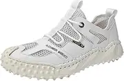 [JiuQing] Men's Hiking Shoes Lightweight Travel Shoes Low Rise Breathable Summer Trekking Outdoor Sneakers