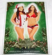 2014 Benchwarmer Holiday #72 Dessie Mitcheson ANGELA FONG Gold Foil Variant/15