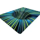 Floor Mat Anti-wrinkle Dust-proof Machine Washable 3d Illusion Rug Retangle