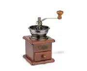 Retro Hand Crank Coffee Machine Small Beech Wood Grain Grinder Adjustable Household Manual Grinder