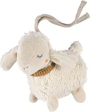 Fehn Mini Sheep Natural - Mini Grasping Toy with Organic Cotton (kbA) for Ringing, Feeling, Playing with Cuddly Soft Fabric Animal - A Faithful Companion for Babies and Toddlers from 0+ Months
