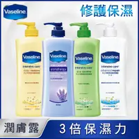 在飛比找ETMall東森購物網優惠-【VASELINE 凡士林】潤膚露 400ML x4入