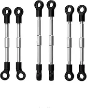 Palumma Stainless Steels Adjustable Tie Rods for LOSI 1/24 Micro-B 2WD Buggy RTR-LOS00007 RC Car Upgrade Parts