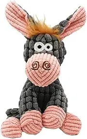 Ranger Pet Toy Plush Dog Toys Donkey Plush Cute Puzzle Interactive Toy For Dogs Chew Squeaker Squeaky Pet Cat Toy