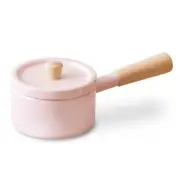 Iris Ohyama MLKP-14 Hot Pot Double-Handed Pot Milk Pan 5.5 inches (14 cm)