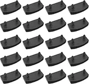 Folpus 20Pcs Sides Ends Fixings, Side Slat Bracket Cover, Bed Base Parts, Multipurpose Portable End Caps for Bed, Bed Slat Holder for Wooden Bed, Day Bed