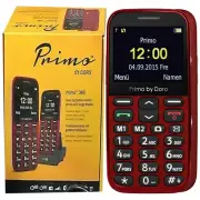 BNIB Doro Primo 366 Single Sim Red Factory Unlocked 2G OEM