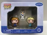 Pocket Pop! Frozen Anna Olaf & Elsa Funko 01 In Tin Brand New