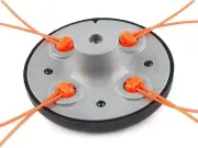 Strimmer Head, Grass Brush Cutter String Trimmer Head Replacement for Garden