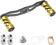 Fishing Reel Power Handle Fishing Reel Crank Double Knob Left or Right Side Installation Baitcasting Reel Replacement Part