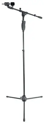 Rockville RMC-ICE Diamond Vocal Microphone+Case+Mic Stand w/Hand Clutch & Boom