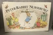 NEW in Box Wedgwood Peter Rabbit Nursery Set Mug Plate Bowl Easter