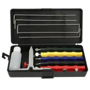 Sharpening System, Kitchen FiX Angle Knife Sharpener Grinder Stone Set Diamond