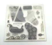 Close To My Heart CTMH Acrylix Holiday Magic S1110 Christmas Stamp of the Month