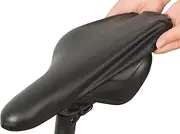 Captain Stag Soft Bicycle Saddle, Saddle Cover, Black/Gray/Brown/Dark Brown