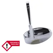 SHIN YO Handlebar end mirror FERRARA, chrome, silver