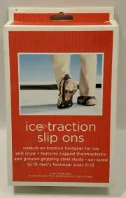 Mens Ice Traction Slip-Ons - Park Avenue Target - Men Sizes 8-12 Snow Grip Stud