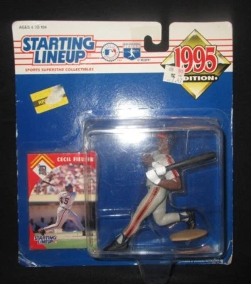 Starting Lineup Cecil Fielder With Collector Card 1995 Factory Sealed