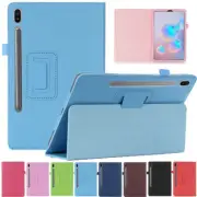 For Samsung Galaxy Tab S7 FE S8 Plus 11 12.4" Tablet PU Leather Stand Case Cover