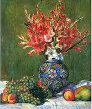 Flowers and Fruit by Renoir - 30x40 Inch Rolled Canvas Wall Art Print