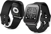 Technaxx Germany Water-Resistant Smart Watch Sport Fitness Tracker Temperature Heart Rate Monitor Anti-Lost Function for iOS Android TX-SW6HR