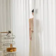Window Curtain Chiffon Partition Tulle for Living Room Bedroom House Waterproof