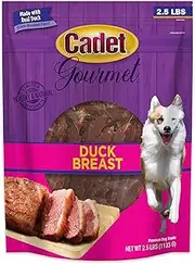 Gourmet Jerky Natural Dog Treats, Duck, 2.5 pounds