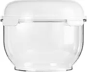 Mixing Bowls 3L Transparent Dough Proofing Container with Lid Easy Wash PP Bowl for Salad, Mixing, Egg Beating & Bread Proofing