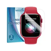 3 Pack MEZON Apple Watch Series 7 (45 mm) Ultra Clear TPU Film Screen Protectors