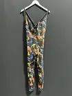 Savage x Fenty Night Rider Jumpsuit in Black Caviar Up in Flames *NWT*