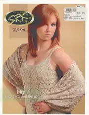 Kertzer Knitting Pattern SRK 94 - Irise Lace Tank & Shawl - Pattern Only