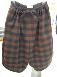 在飛比找Yahoo!奇摩拍賣優惠-百貨 專櫃 Whiple 格紋 寬褲 褲裙 F號