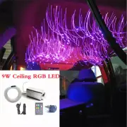 9W Twinkle Star Ceiling Lights APP Music Remote Smart Control 300Pcs Fiber Optic
