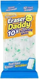 [Scrub Daddy] Eraser Daddy With Scrubbing Gems Lasts 10X Longer Green