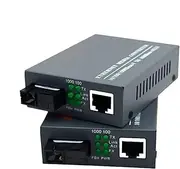 Fiber to Ethernet Converter | Fast Ethernet Speed 2 Single Mode Converter,LC Transceiver Module, Fiber Media Converter, High-Performance Networking Solution