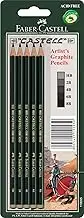 Faber-Castell Quality Castell 9000 Graphite Pencils, Assorted – Blister Pack of 5, (10-119095)