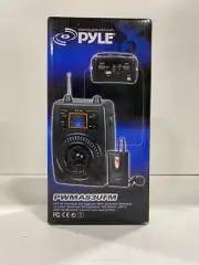 Pyle PWMA83UFM PA System Mic & Player Radio Includes Lavalier Headset Mics