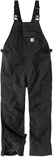 [CARHARTT] Men's Storm Defender Loose Fit Heavyweight Bib Overall, Black, X-Large