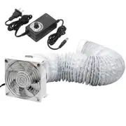4in Fume Extractor, Air Exhaust/Blower Fan Kit with 6.5ft Dryer Hose Kit, 300...