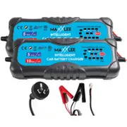 2x Smart Battery Charger Automatic 9 Stages SLA 2A 5A 10A 12V/24V Caravan 4WD