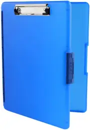Dexas 3517-J2728 Slimcase 2 Storage Clipboard with Side Opening Royal Blue NEW
