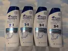 LOT (4) HEAD & SHOULDERS 2IN1 DEEP SCALP CLEANSE SHAMPOO+CONDITIONER 12.5 FL OZ