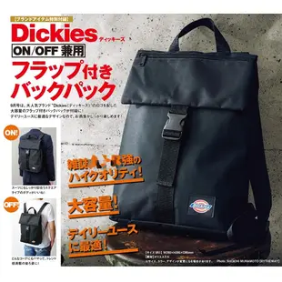 【日雜潮品】【台灣現貨】日雜誌附錄 潮牌 Dickies 黑色 尼龍 後背包 側背包 肩背包
